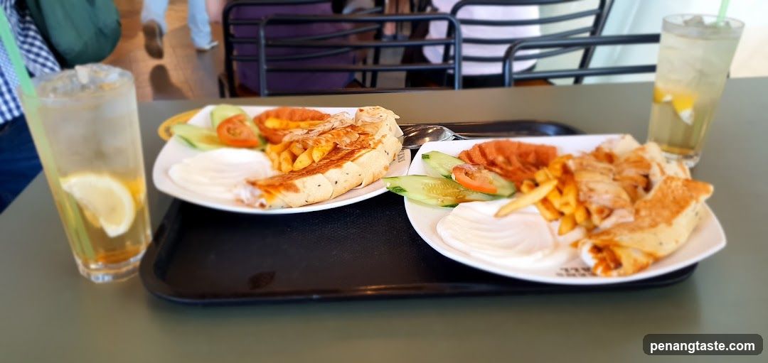 Meal at a cafe or restaurant