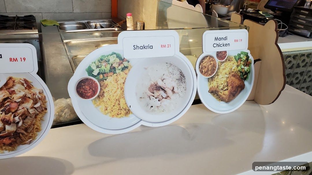 Food Display Menu