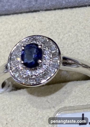 Sapphire and Diamond Ring