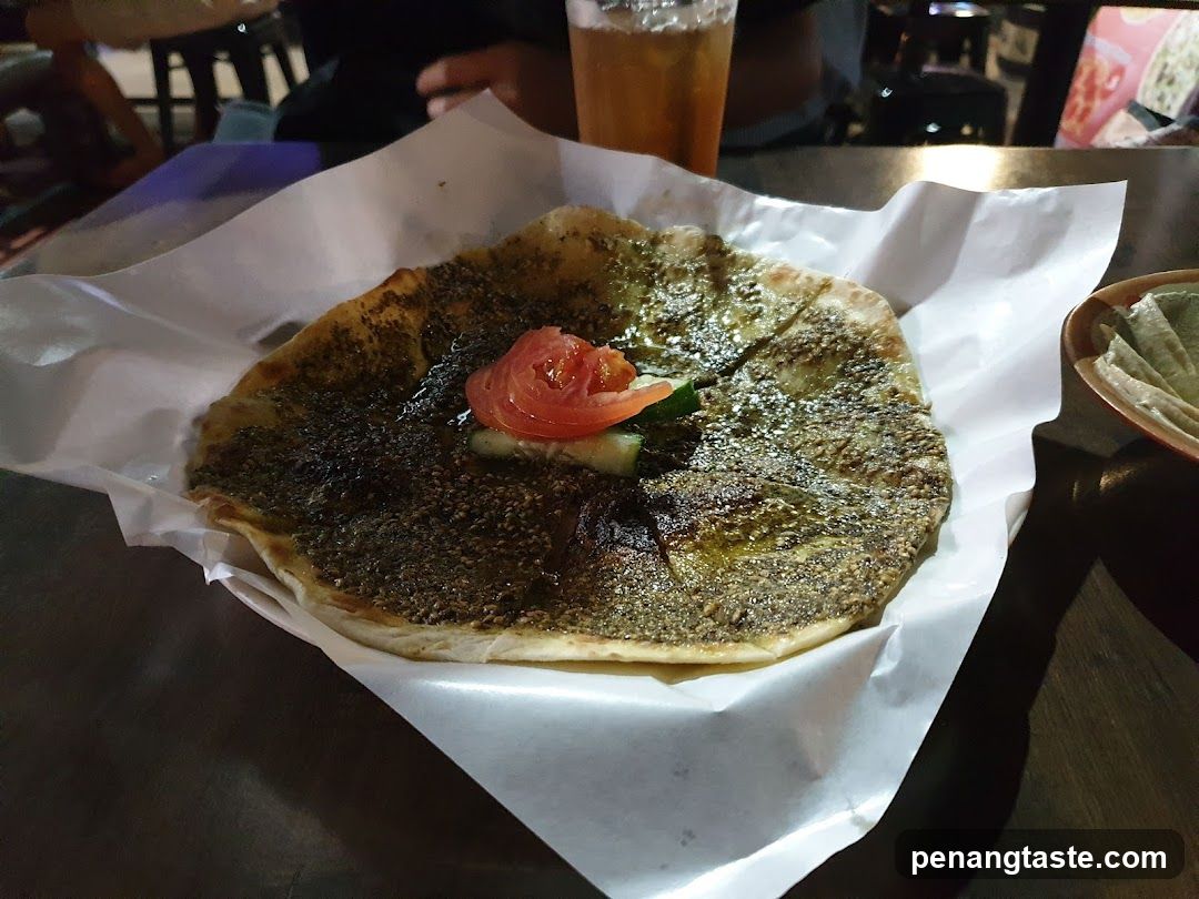 Flatbread with Pesto and Tomatoes