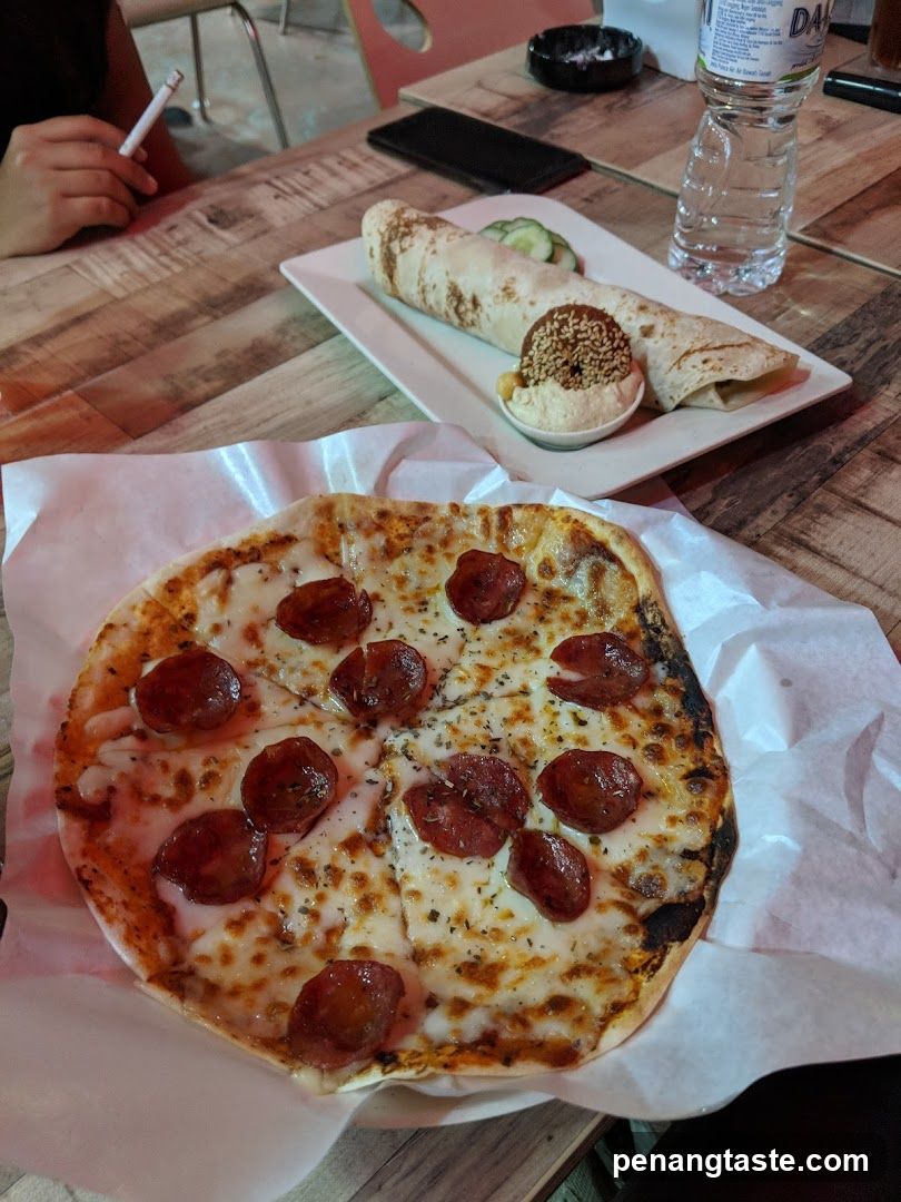 Pizza and Wrap Meal