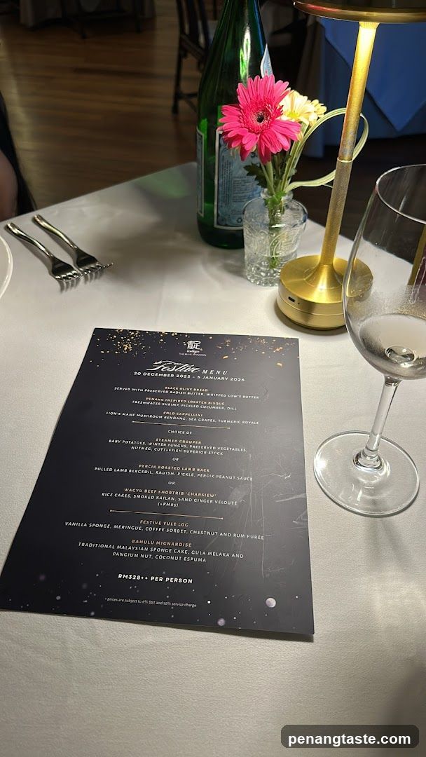 Festive Menu