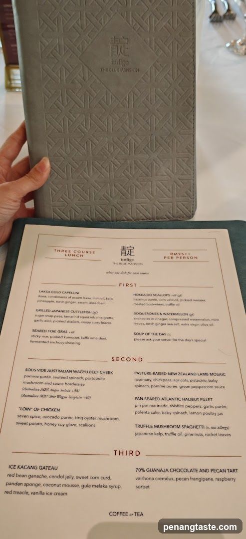 Unigo - Three Course Lunch Menu