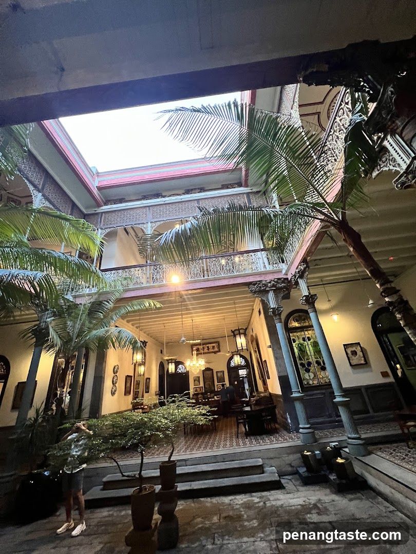 Interior Courtyard of a Historic Building