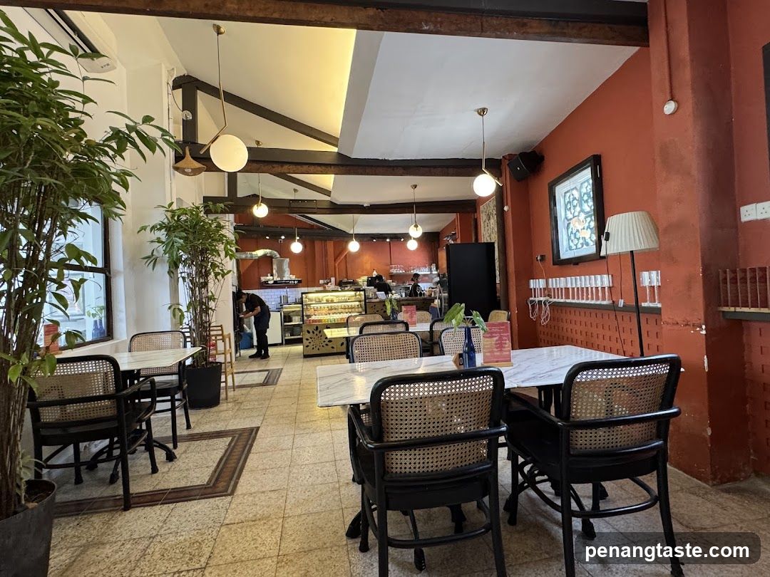 Interior of a cafe or restaurant
