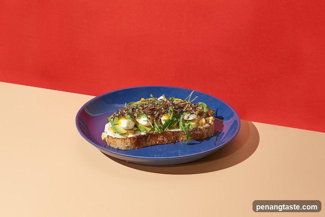 Avocado Toast with Eggs and Greens