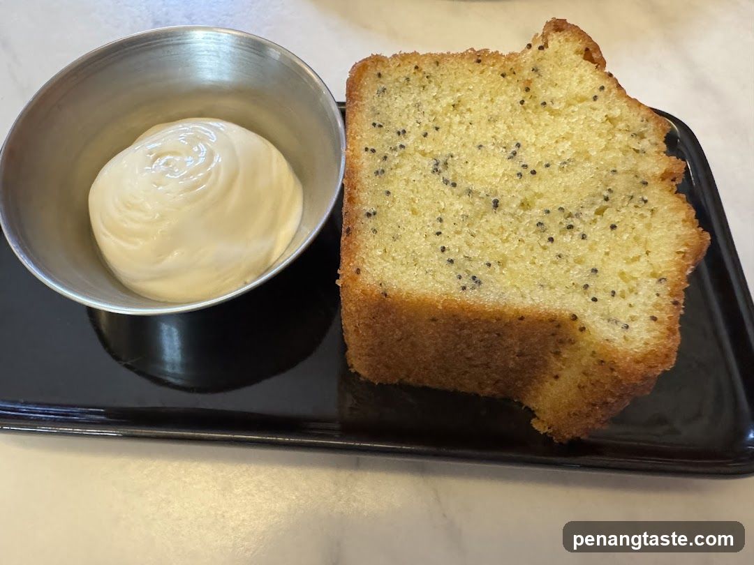 Poppy Seed Cake with Butter