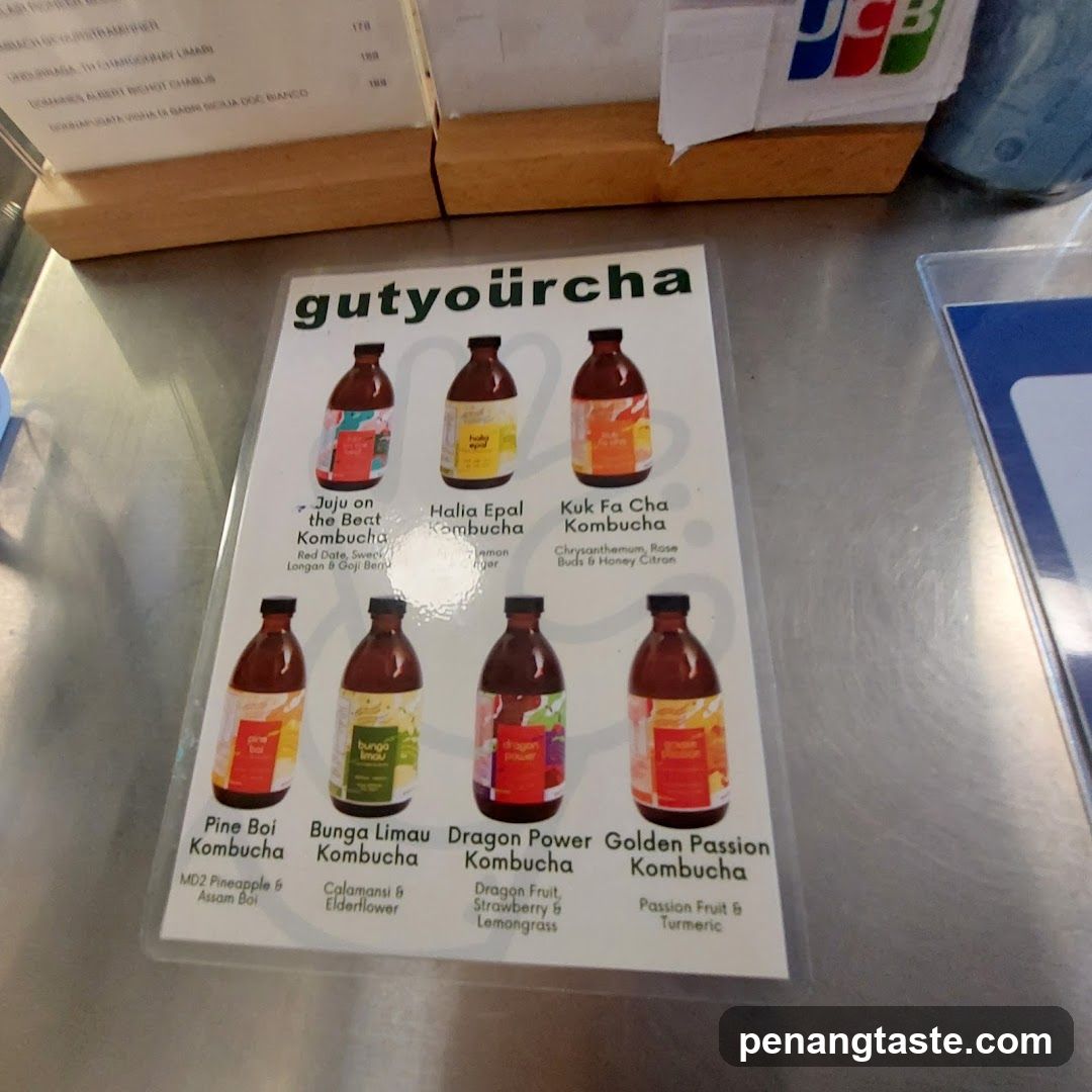 gutyoürcha Kombucha Menu