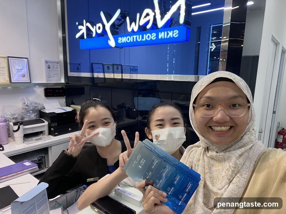 Beauty Salon Interior with Staff and Products