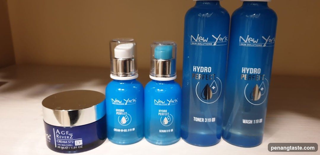 New York Skin Solutions Products Display