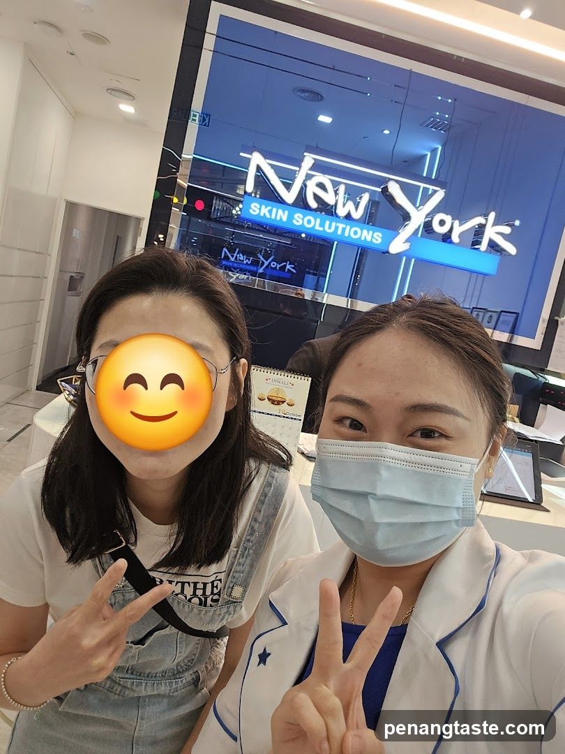 Two women posing in a beauty salon
