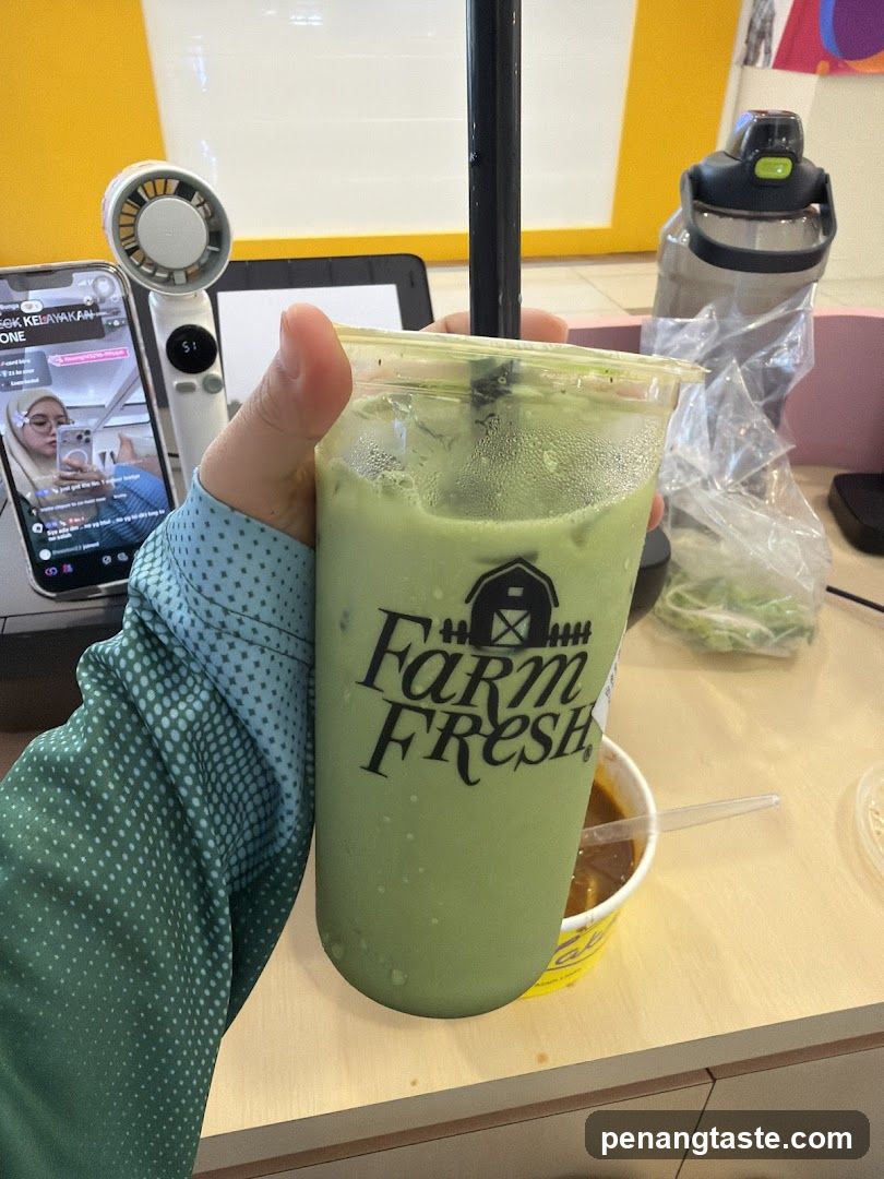 Farm Fresh Drink and Food