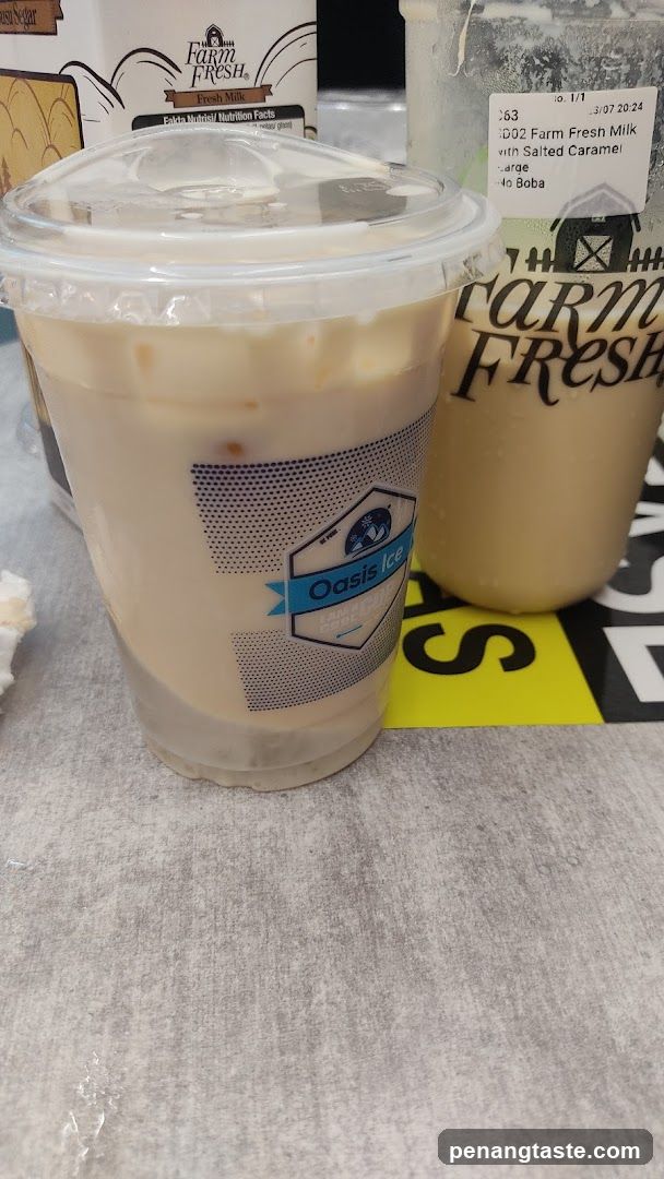 Oasis Ice and Farm Fresh Milk Drink
