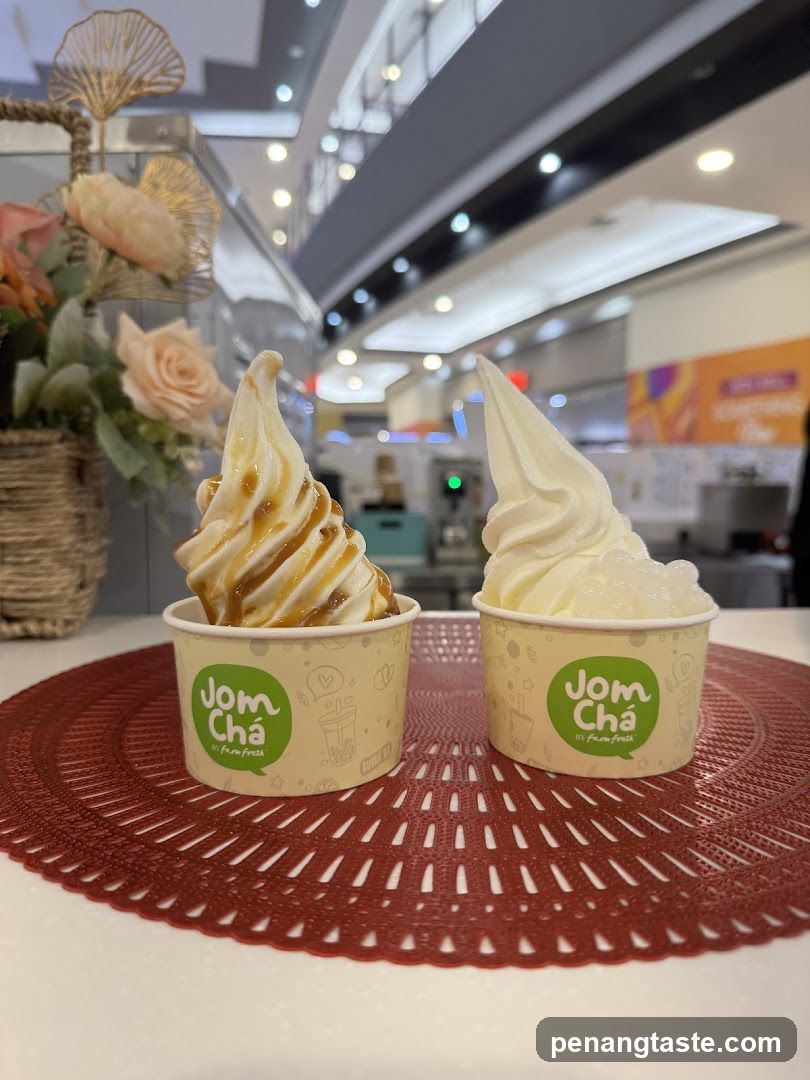 Soft Serve Desserts at Jom Cha