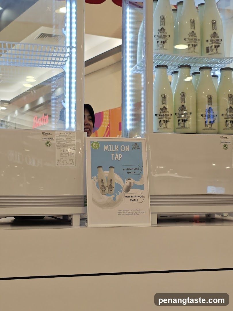 Milk on Tap Display