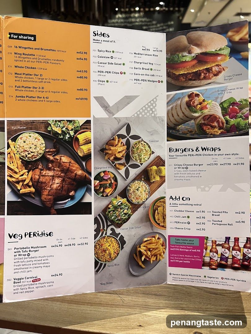 PEPI Menu