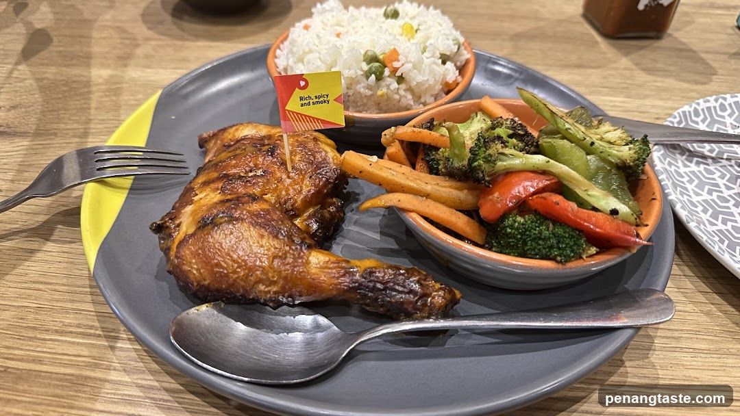 Chicken Meal with Rice and Vegetables