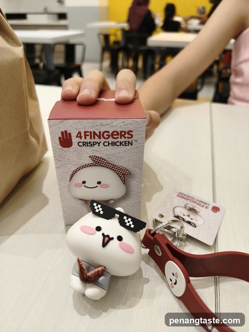4 Fingers Crispy Chicken Merchandise Display