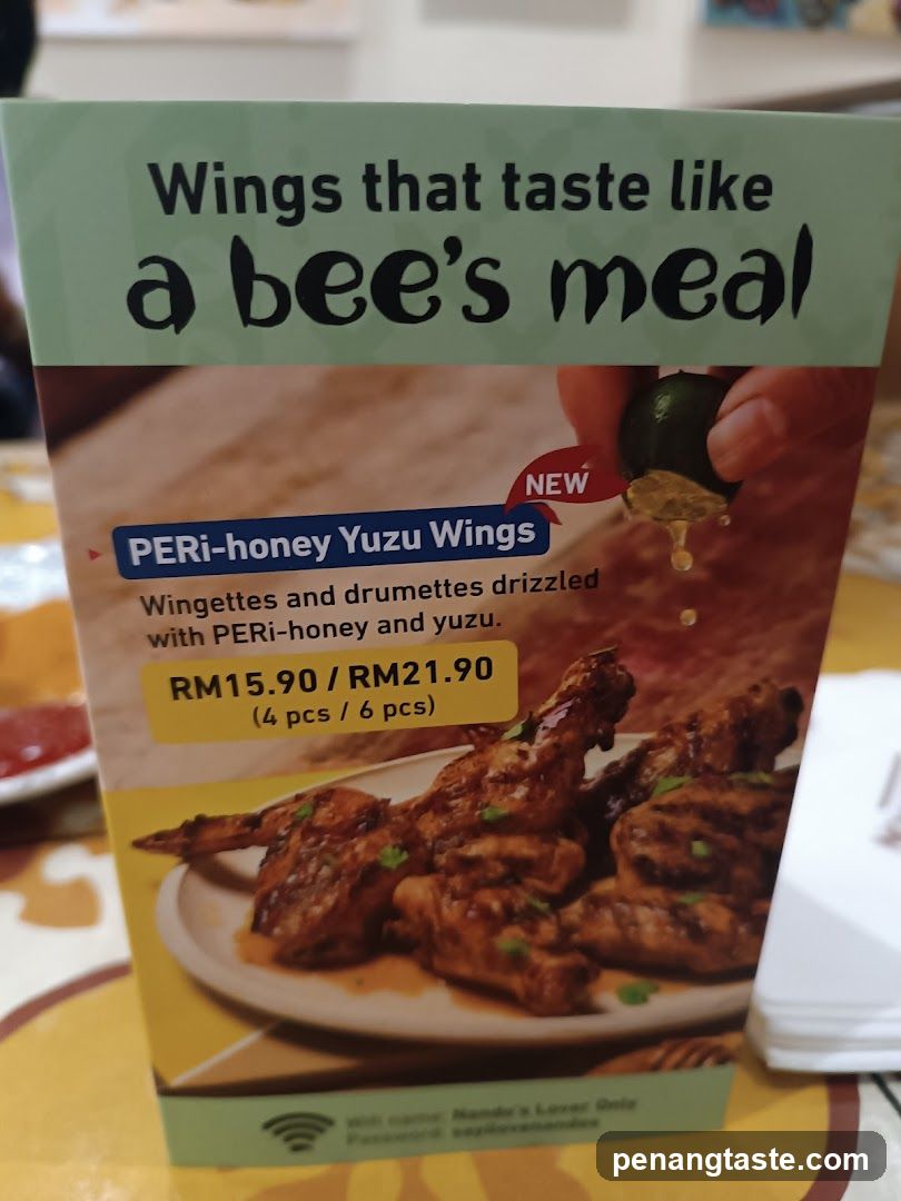 Wings that taste like a bee's meal