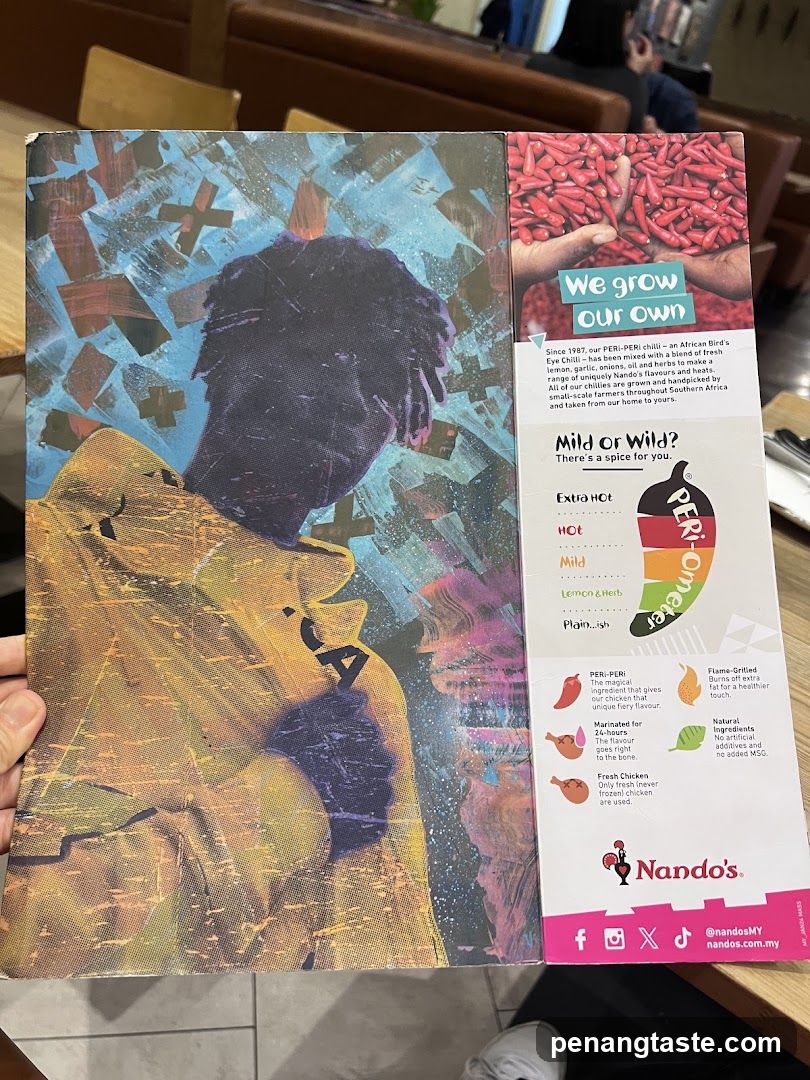 Nando's Menu Flyer
