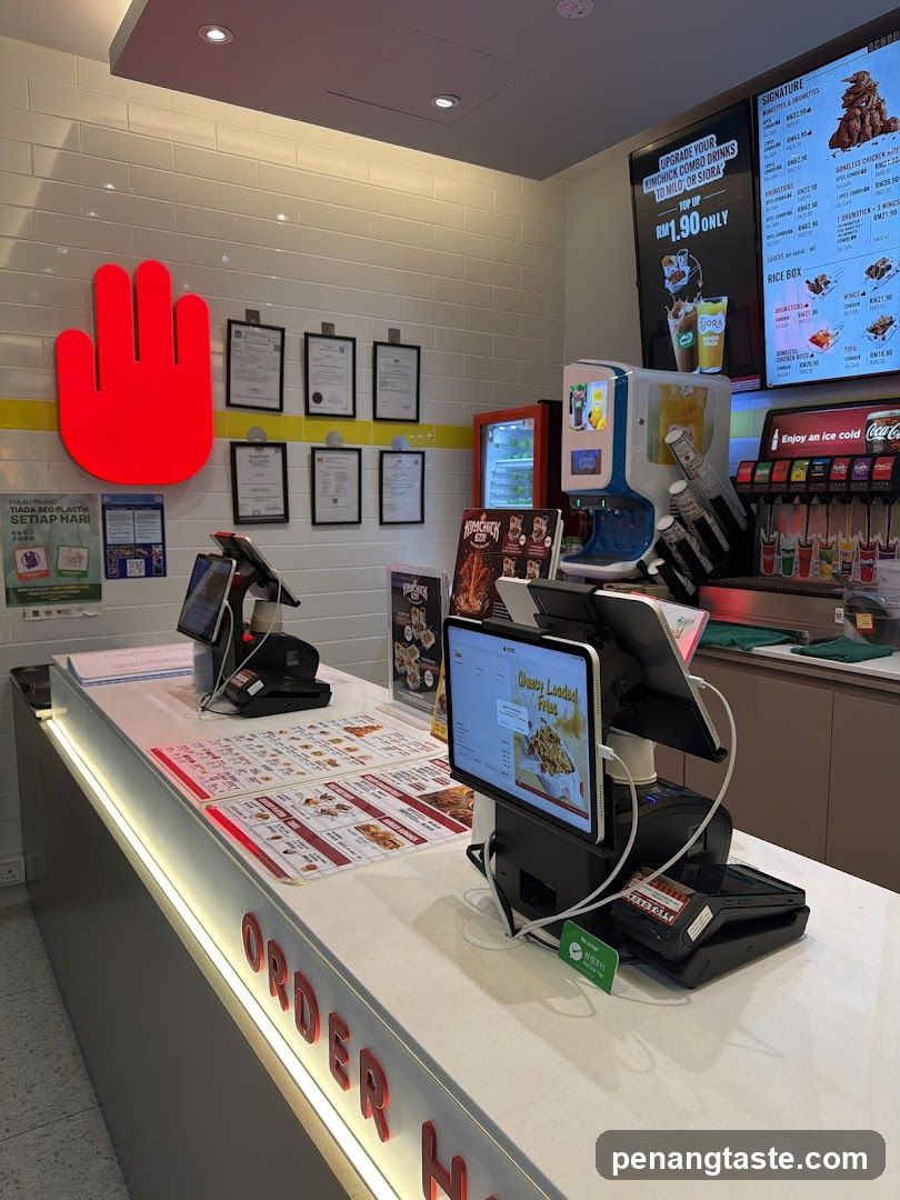 Fast Food Counter Interior