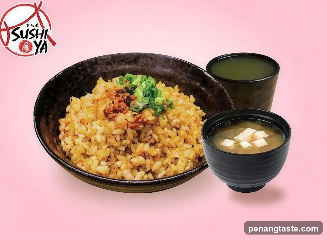 Sushi Ya Fried Rice and Miso Soup