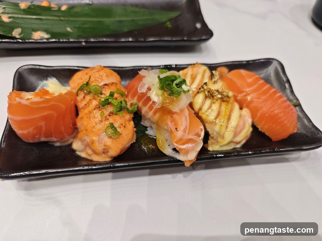 Sushi Platter with Salmon and Tuna