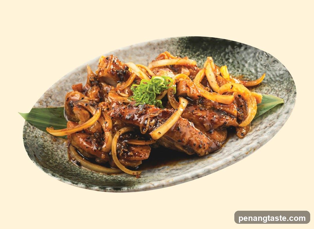 Sauced Meat with Onions