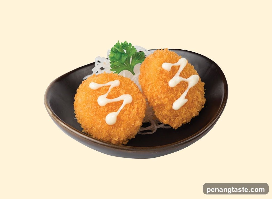 Crispy Croquettes with Mayo Drizzle