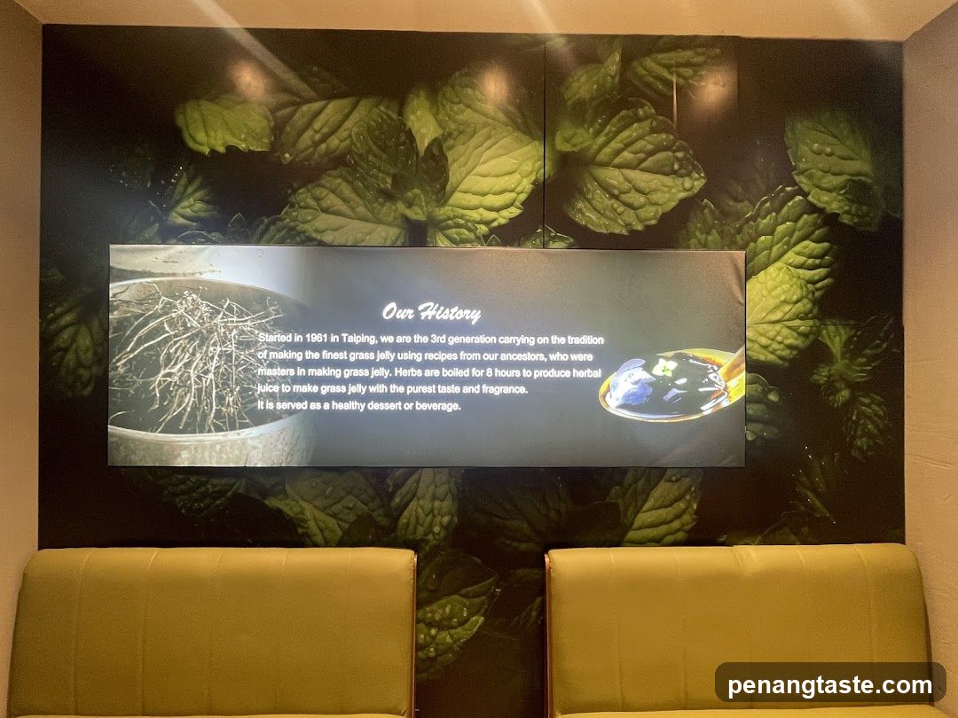 Grass Jelly History Display