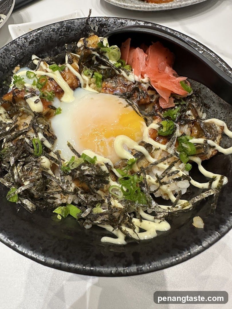 Egg and Tofu Bowl with Nori