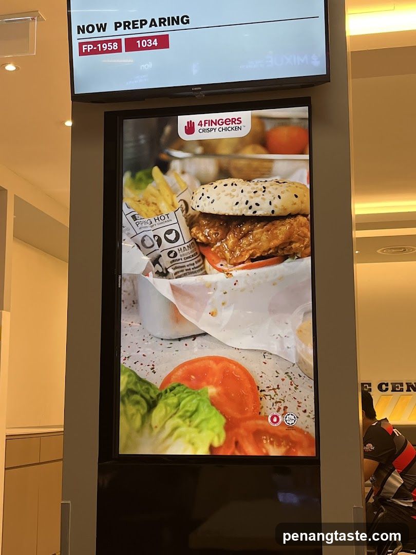 Digital Display in Food Court