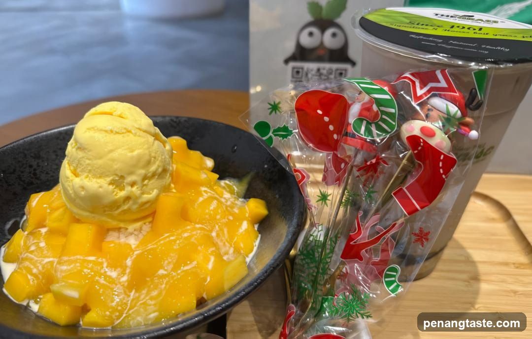 Mango Shaved Ice and Drink Set
