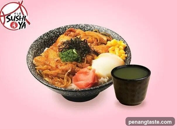 Sushi Ya Bowl with Egg and Pickles