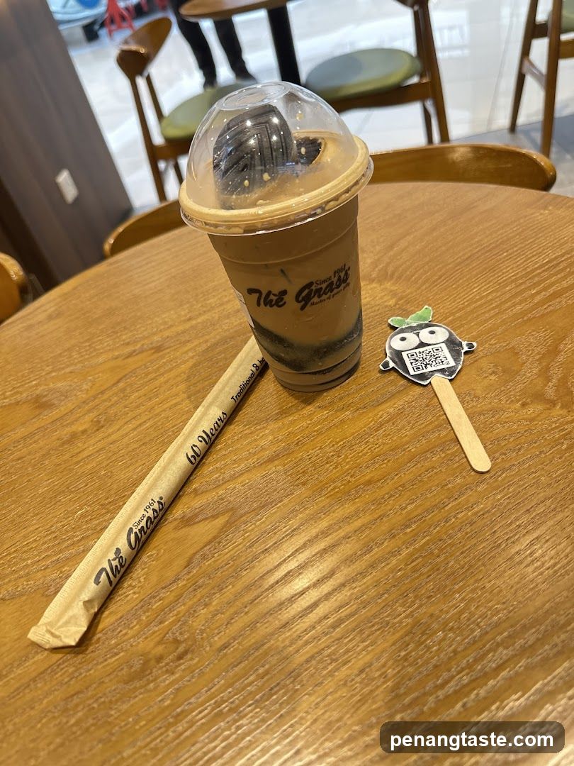 Iced Coffee with Owl Decor