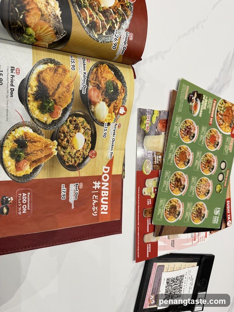 Restaurant Menu Display