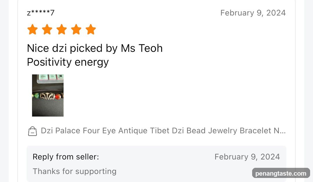 Dzi Palace Four Eye Antique Tibet DZI Bead Jewelry Bracelet Review