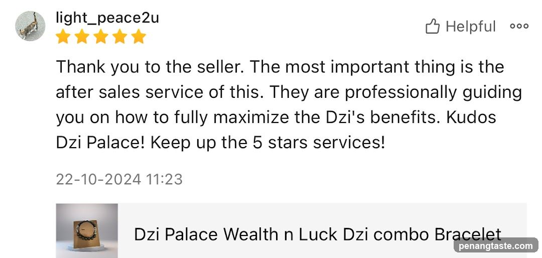 Dzi Palace Wealth n Luck Dji combo Bracelet Review