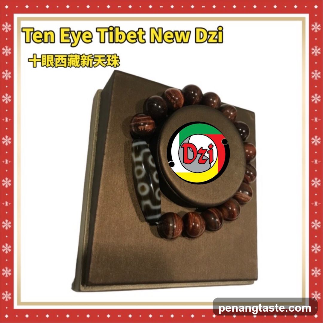 Ten Eye Tibet New Dzi Bracelet