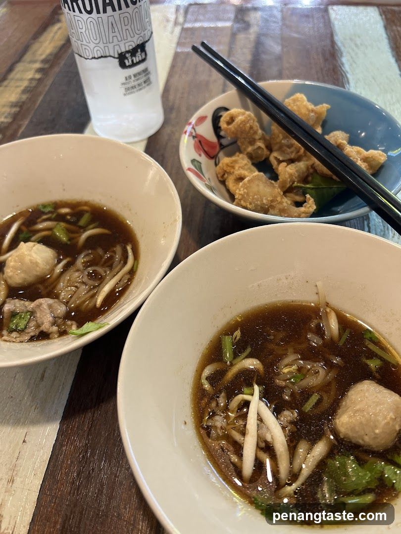 Noodle Soup with Fried Dough