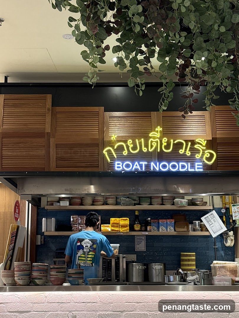 Boat Noodle Shop Interior View