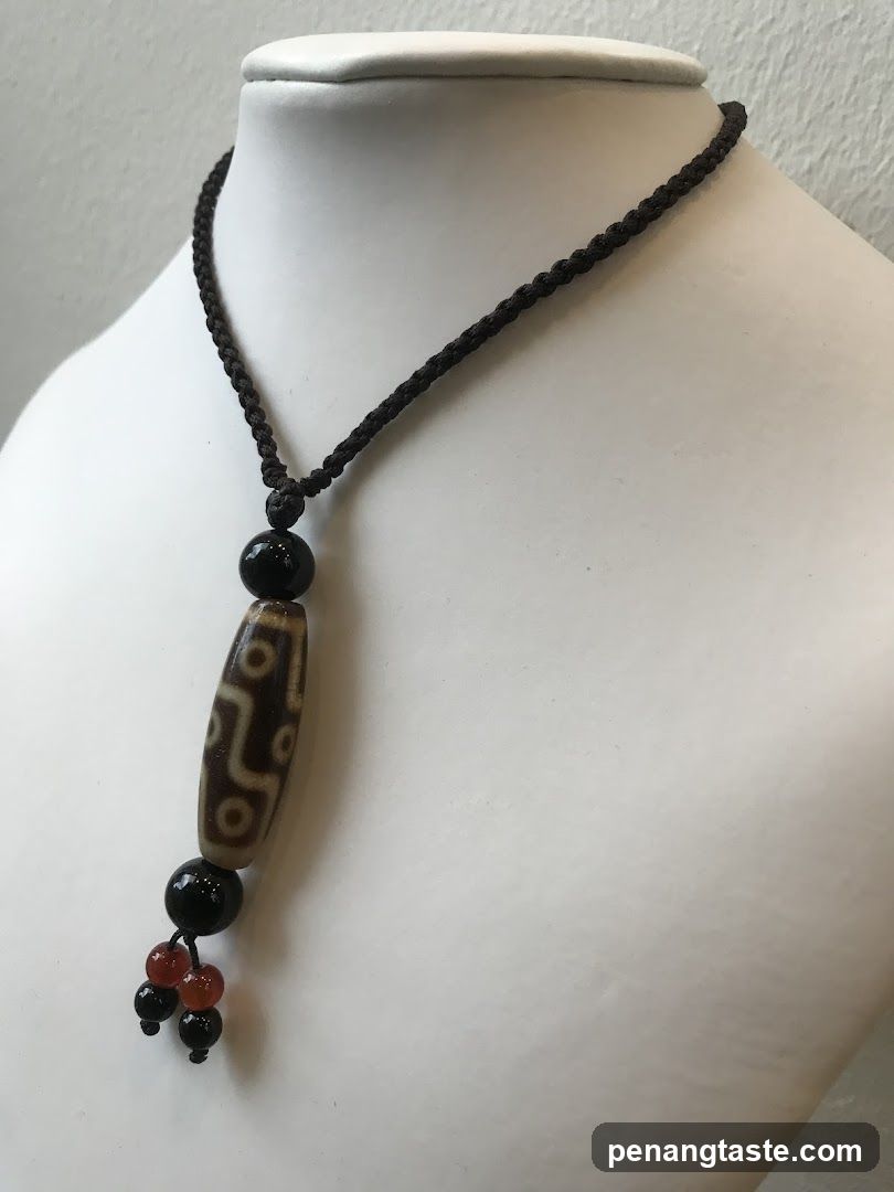 Beaded Necklace on Mannequin