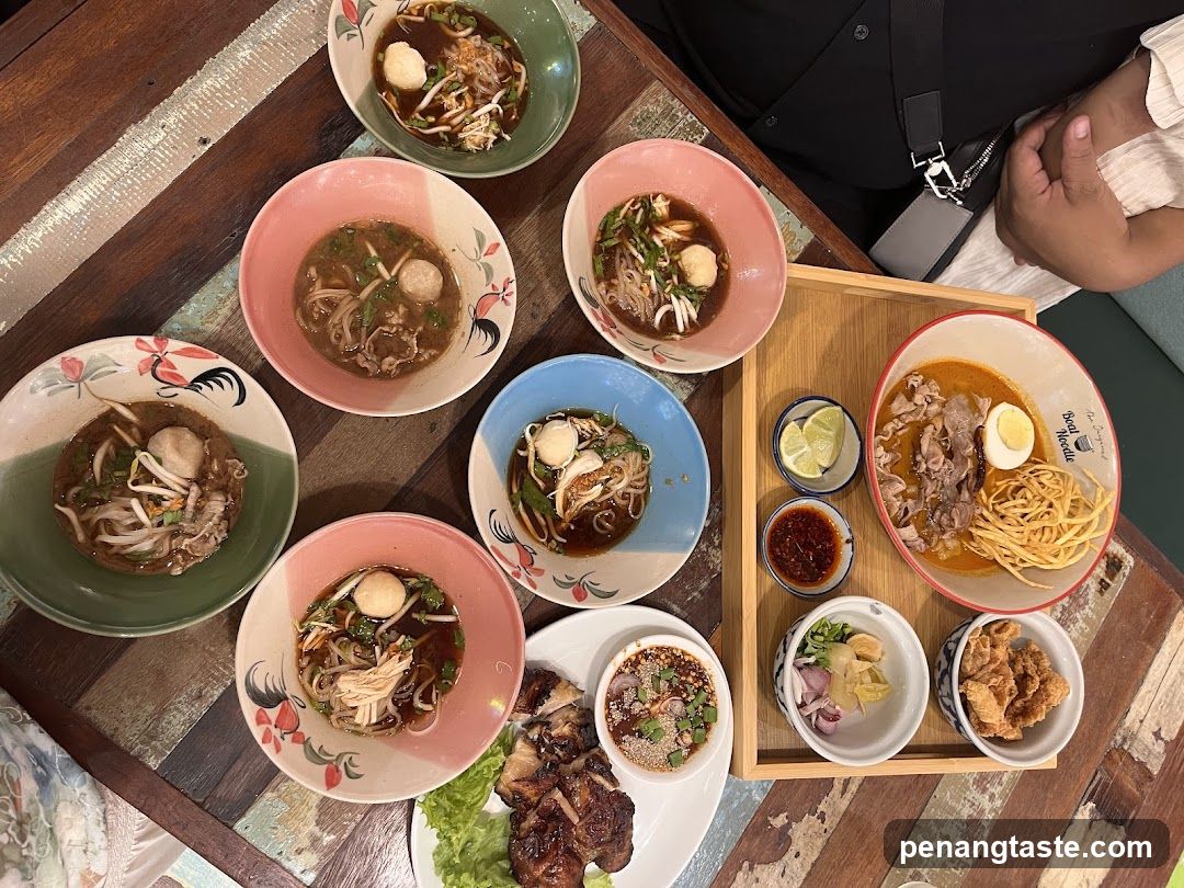 Ramen and Noodle Bowls Spread
