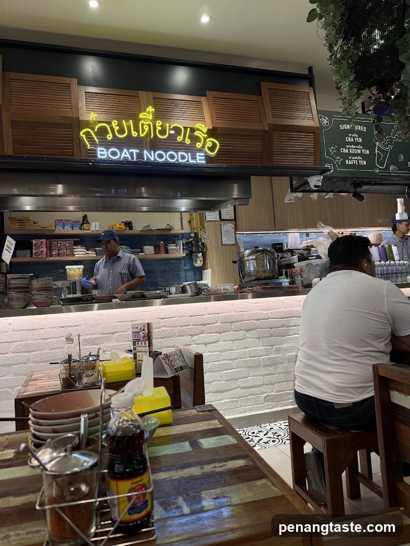 Boat Noodle Restaurant Interior