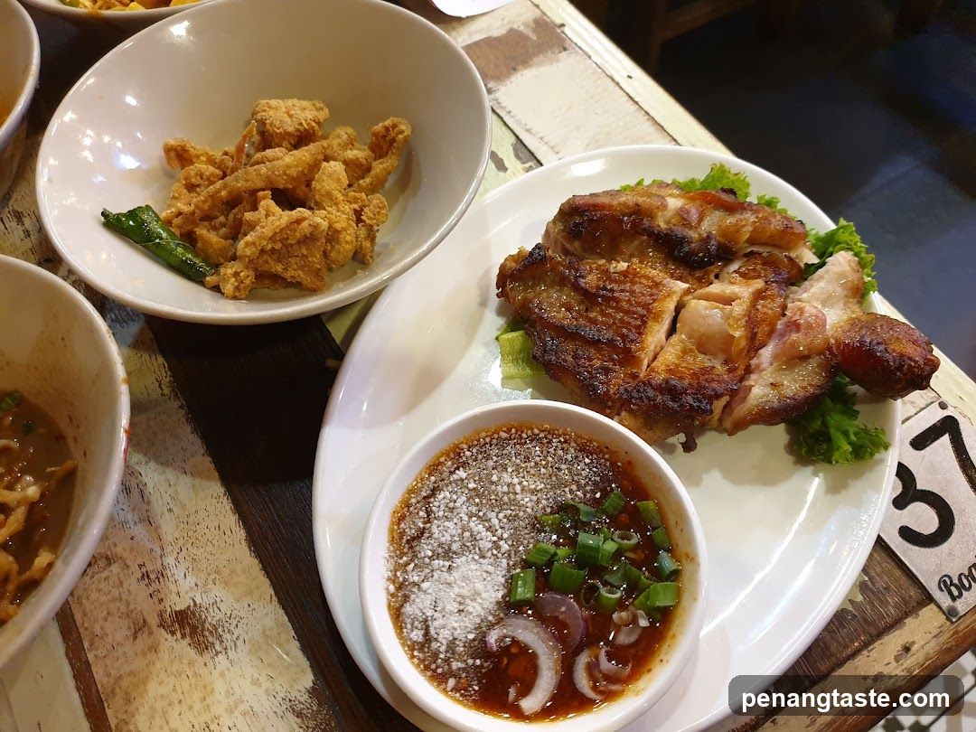 Food on a table