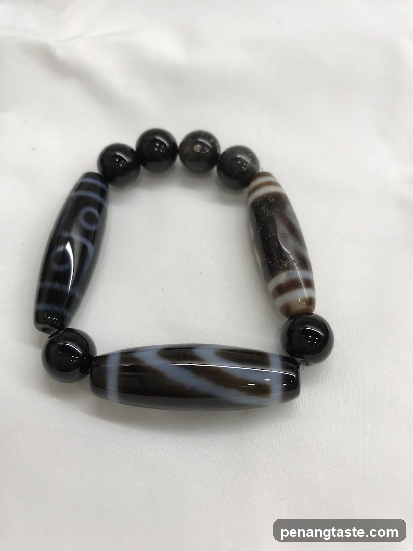 Tibetan Jade Beaded Bracelet