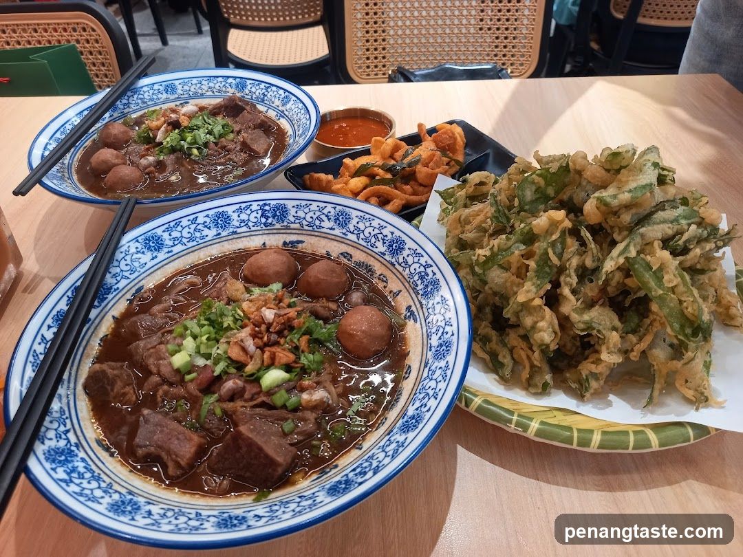 Noodle and Tempura Meal