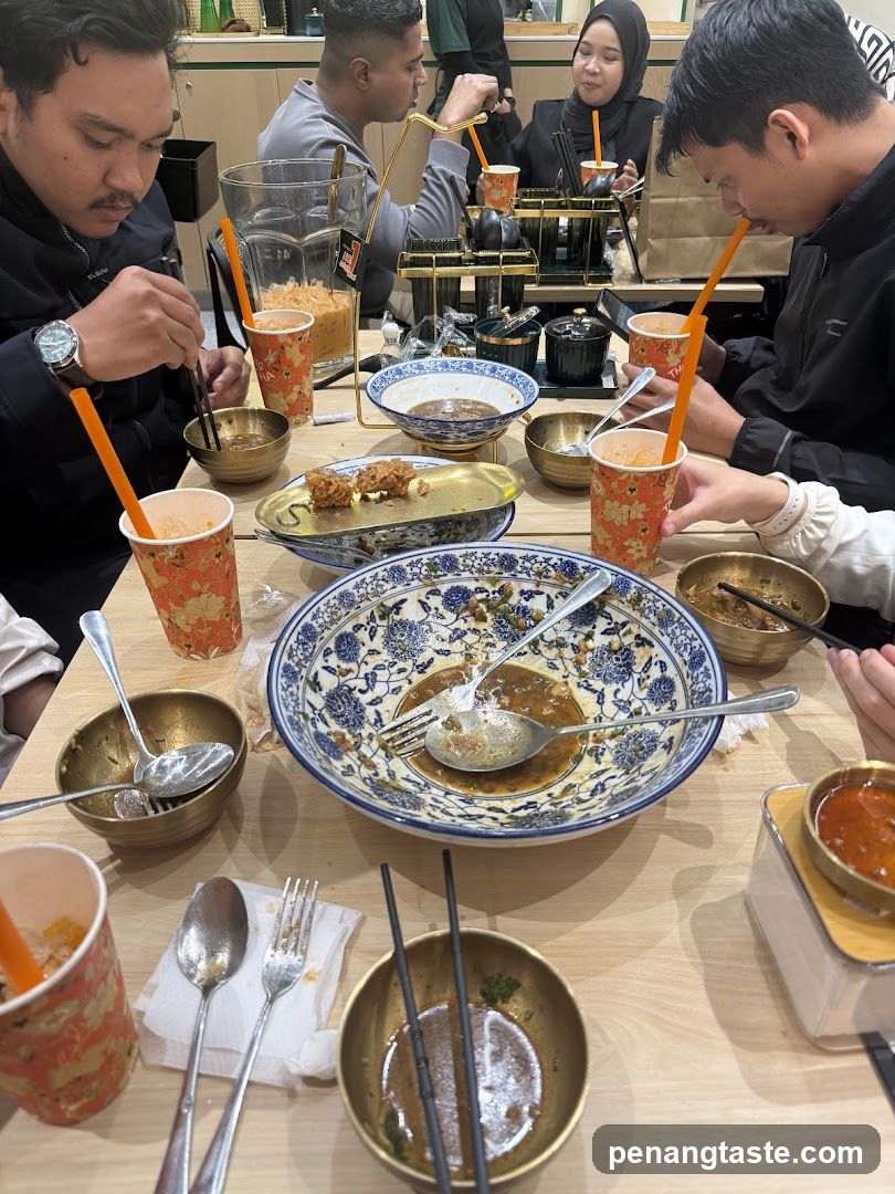 Group Dining at Restaurant