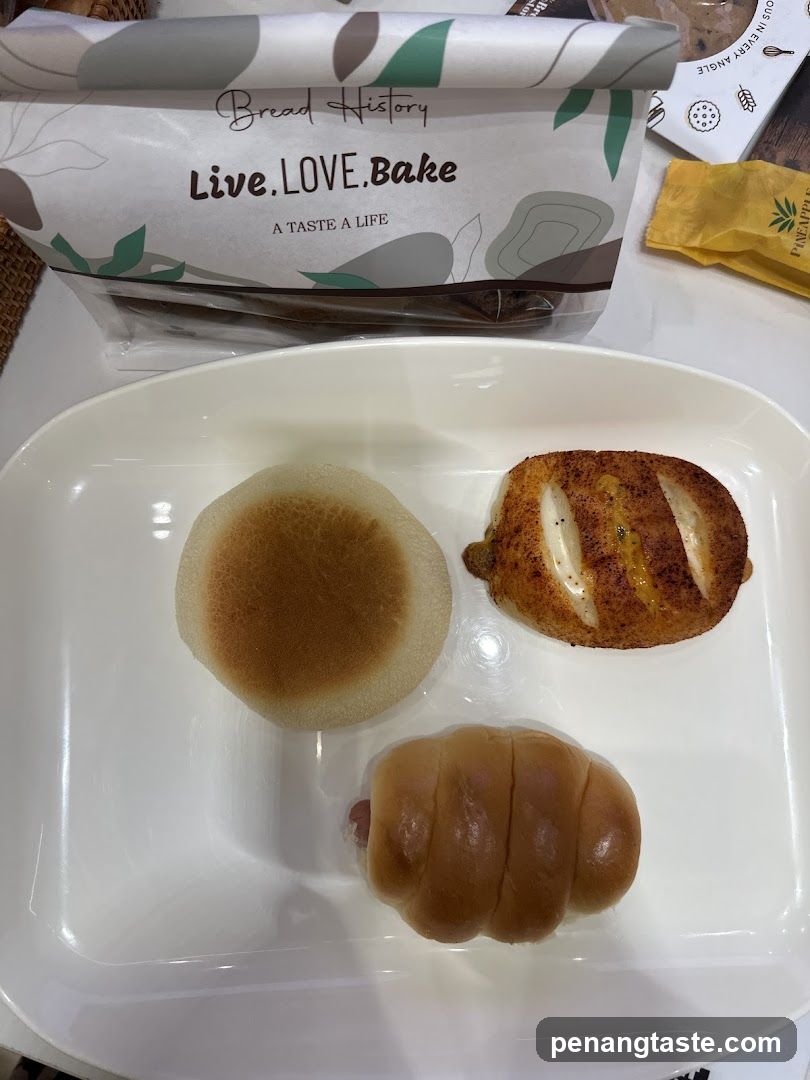 Bread Display with Packaging
