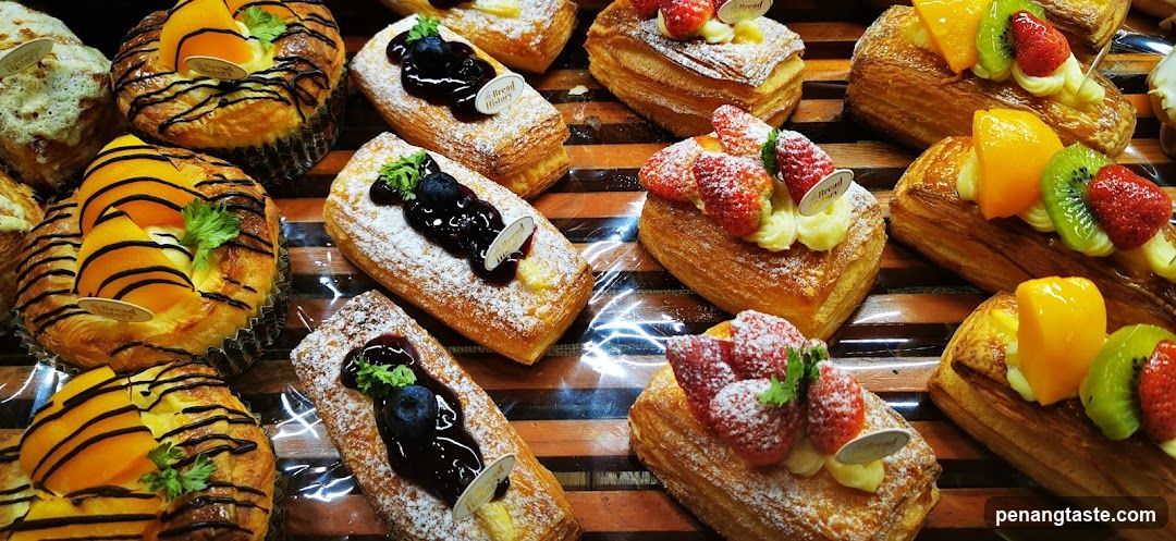 Assorted Pastries Display